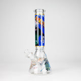 14-Inch Cartoon Beaker Bong - Thick 7mm Glass