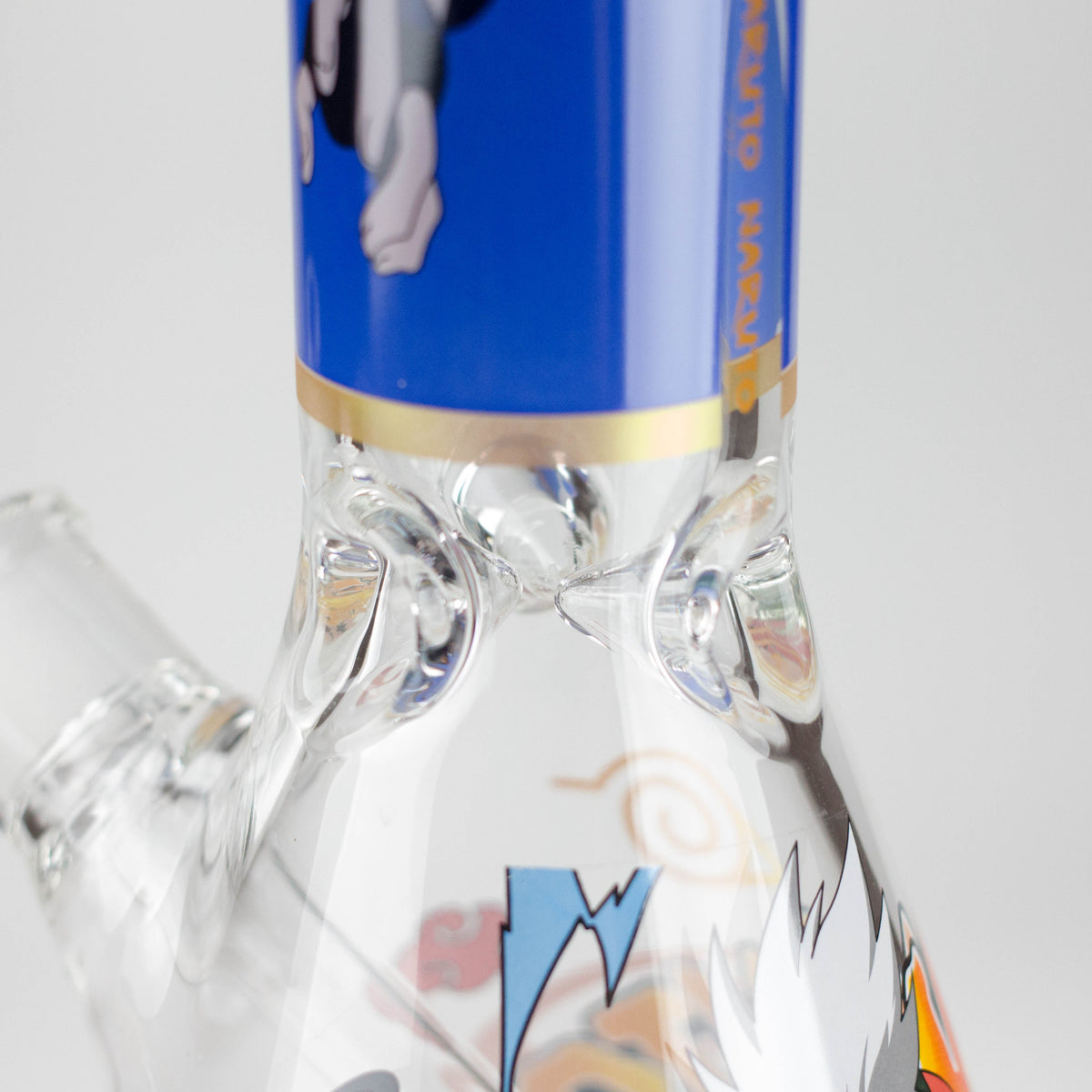 14-Inch Cartoon Beaker Bong - Thick 7mm Glass