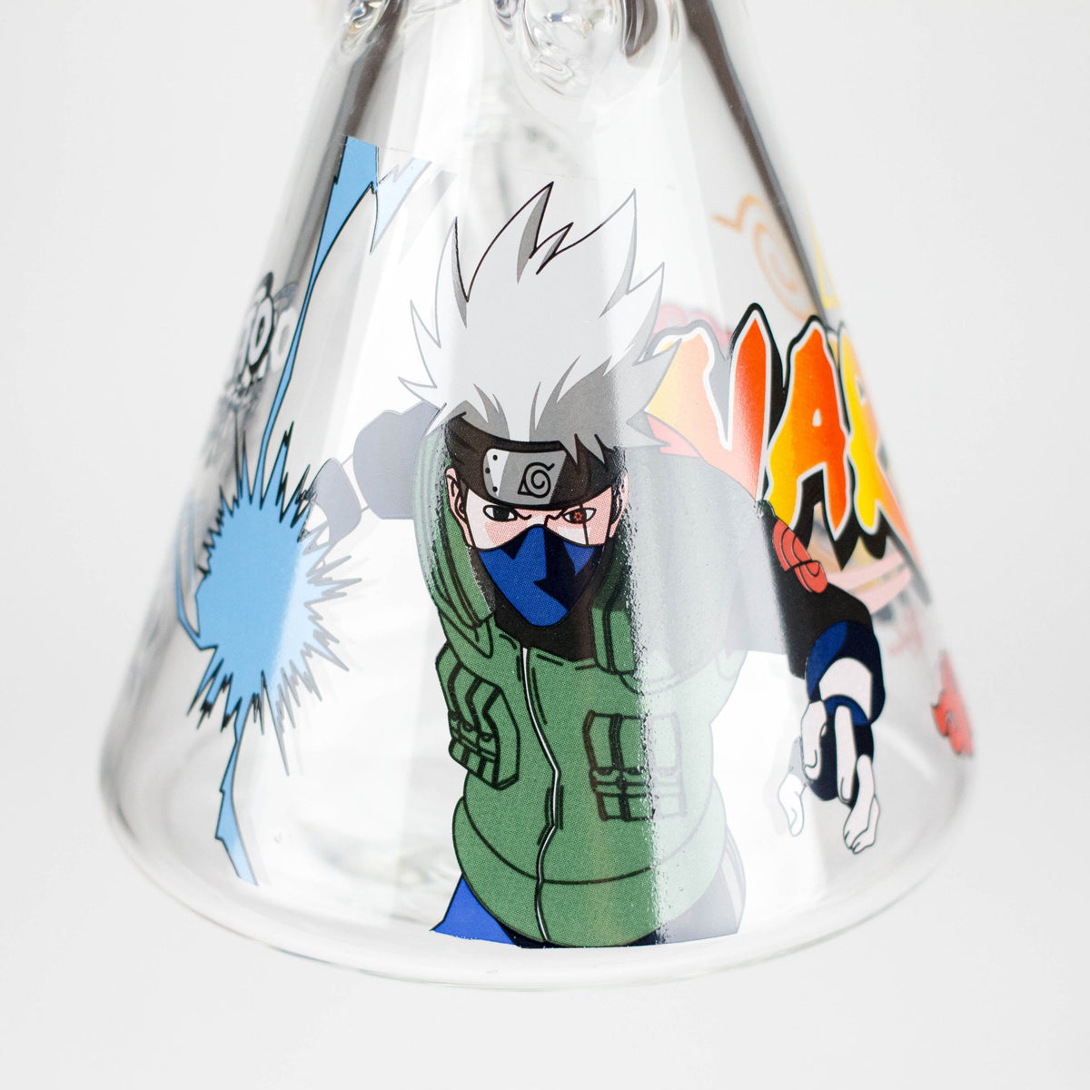 14-Inch Cartoon Beaker Bong - Thick 7mm Glass