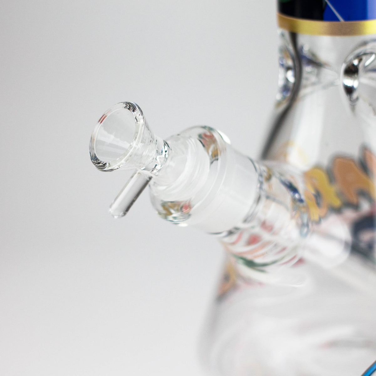 14-Inch Cartoon Beaker Bong - Thick 7mm Glass