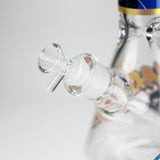 14-Inch Cartoon Beaker Bong - Thick 7mm Glass