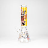 14-Inch Cartoon Beaker Bong - Thick 7mm Glass