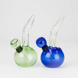 5.5-Inch Colour-Changing Glass Mini Bong - Carb Hole