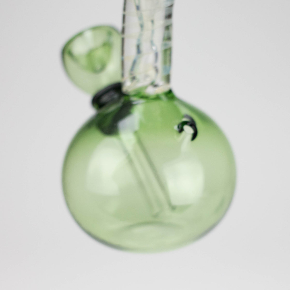 5.5-Inch Colour-Changing Glass Mini Bong - Carb Hole