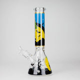 777 Smoke Glass Bong 14-Inch Cartoon S Beaker Bong - Thick 7mm Glow Glass Cartoon S Beaker Bong - Thick 7mm Glow Glass