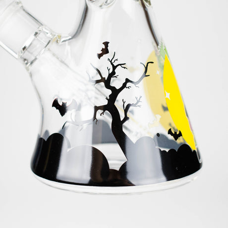 777 Smoke Glass Bong 14-Inch Cartoon S Beaker Bong - Thick 7mm Glow Glass Cartoon S Beaker Bong - Thick 7mm Glow Glass