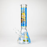 777 Smoke Glass Bong 14-Inch Cartoon S Beaker Bong - Thick 7mm Glow Glass Cartoon S Beaker Bong - Thick 7mm Glow Glass