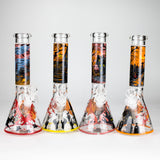 10-Inch Halloween Glow-in-the-Dark Glass Beaker Bong