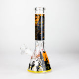 10-Inch Halloween Glow-in-the-Dark Glass Beaker Bong