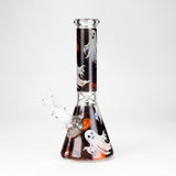 10-Inch Cute Ghost Glow-in-the-Dark Glass Beaker Bong