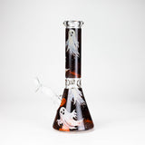 10-Inch Cute Ghost Glow-in-the-Dark Glass Beaker Bong