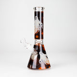 10-Inch Cute Ghost Glow-in-the-Dark Glass Beaker Bong