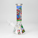 7.5" OP Design Beaker Bong with Ice Catcher – 4.4mm Glass