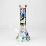 7.5" OP Design Beaker Bong with Ice Catcher – 4.4mm Glass