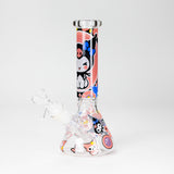 7.5" OP Design Beaker Bong with Ice Catcher – 4.4mm Glass