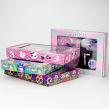 4-in-1 Metal Pipe Smoking Kit with Grinder, Ashtray & Tray