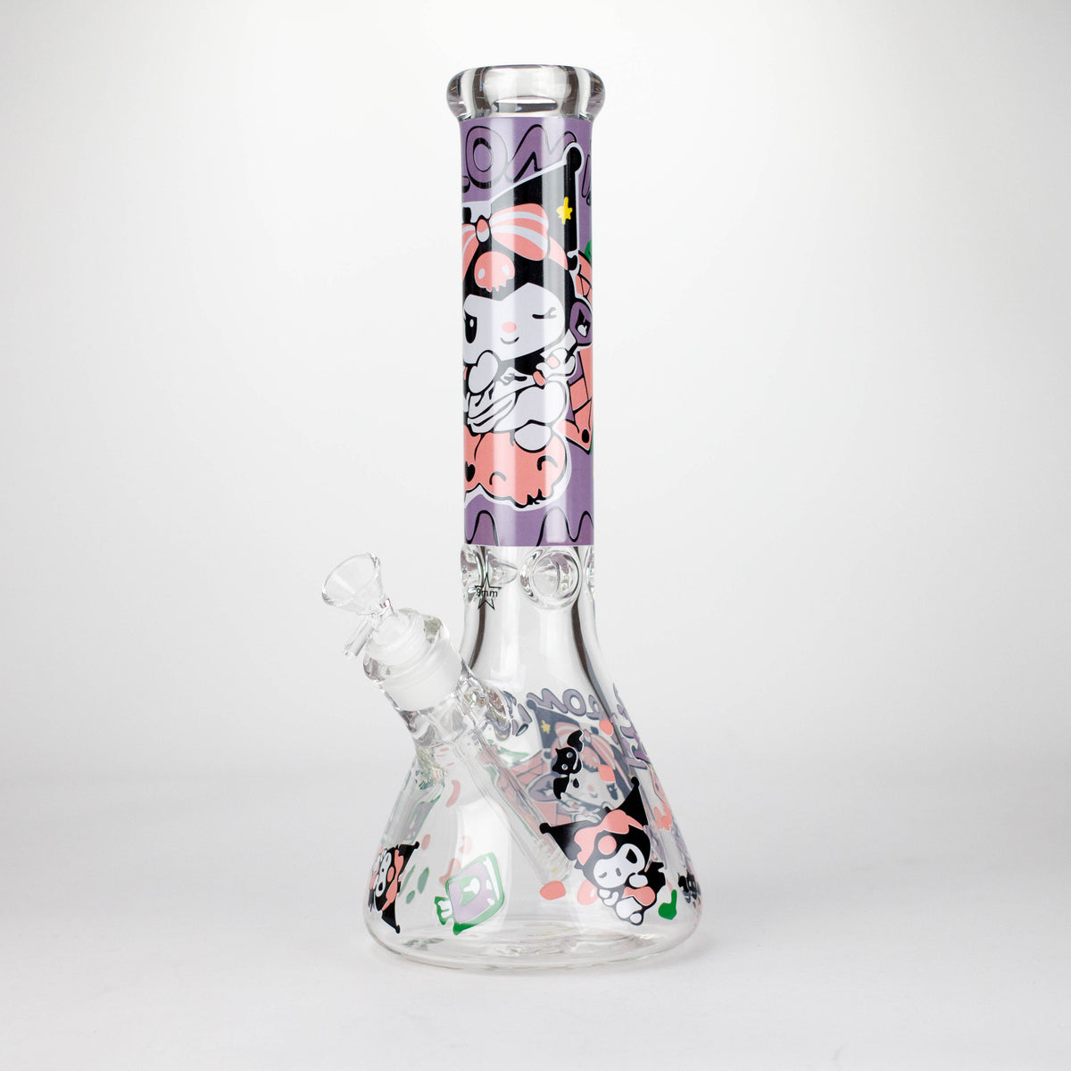14" OP Design 9mm Thick Glass Bong with Ice Catcher