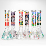 14" OP Design 9mm Thick Glass Bong with Ice Catcher