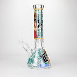 14" OP Design 9mm Thick Glass Bong with Ice Catcher