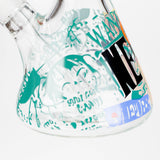 14" OP Design 9mm Thick Glass Bong with Ice Catcher