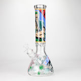 14" OP Design 9mm Thick Glass Bong with Ice Catcher