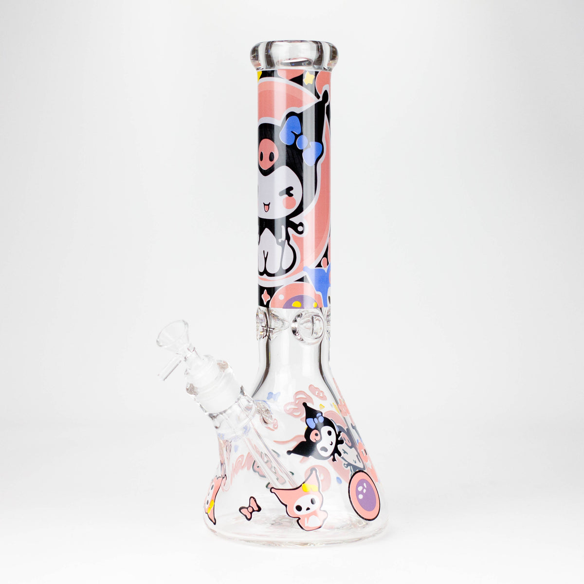14" OP Design 9mm Thick Glass Bong with Ice Catcher