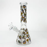 10" Cartoon Mushroom Glow-in-the-Dark Beaker Bong