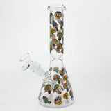 10" Cartoon Mushroom Glow-in-the-Dark Beaker Bong