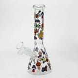 10" Cartoon Mushroom Glow-in-the-Dark Beaker Bong