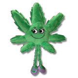 Mary Jane the Marijuana Leaf - Squeaky Dog Toy & Shelf-Sitter Plushie - 13"