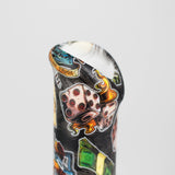 HIT 10" Art Print Silicone Straight Tube Water Pipe