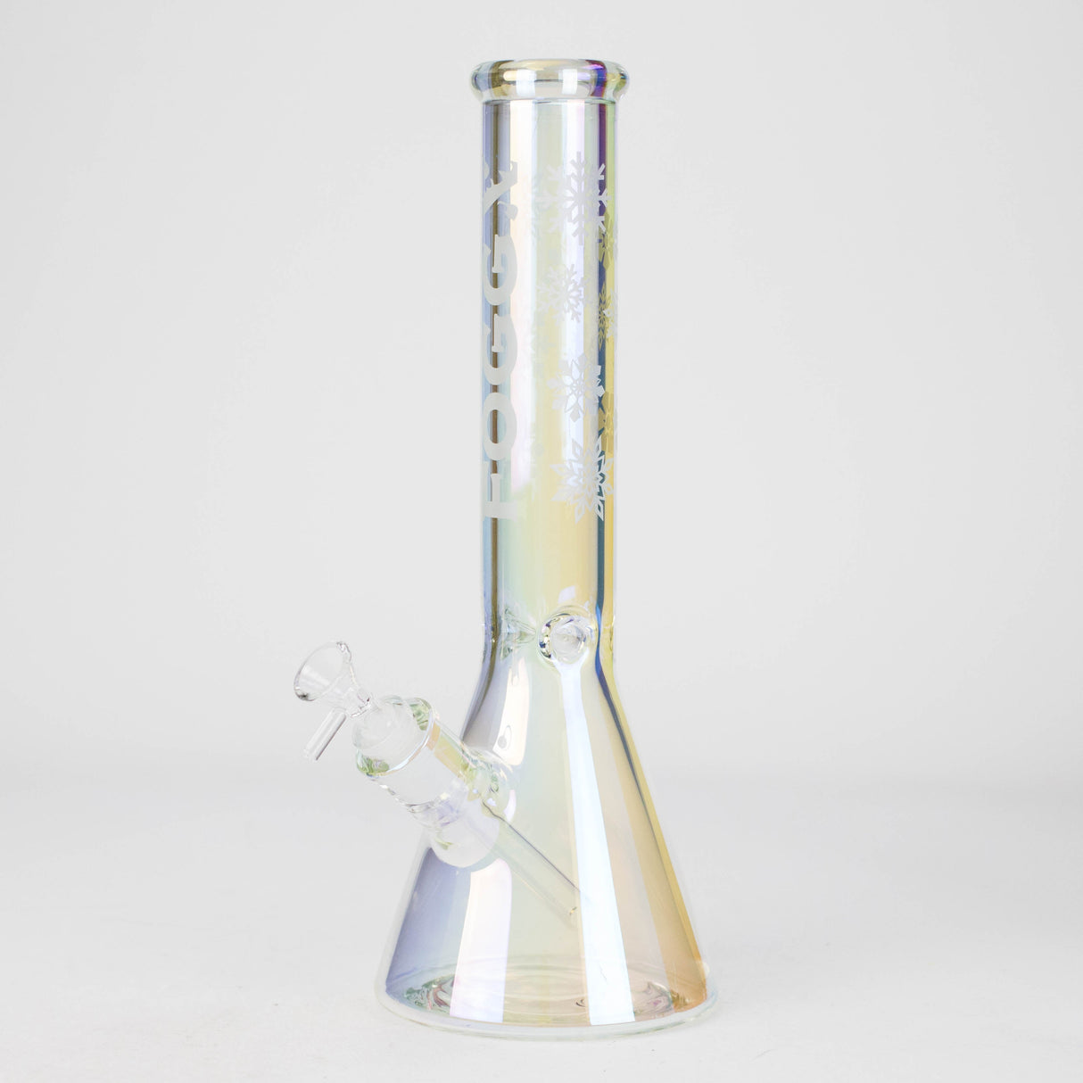 FOGGX 14" Thick Glass Beaker Bong with Logo