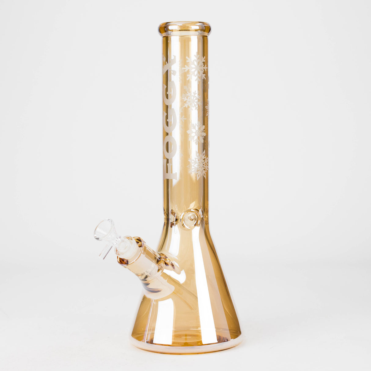 FOGGX 14" Thick Glass Beaker Bong with Logo