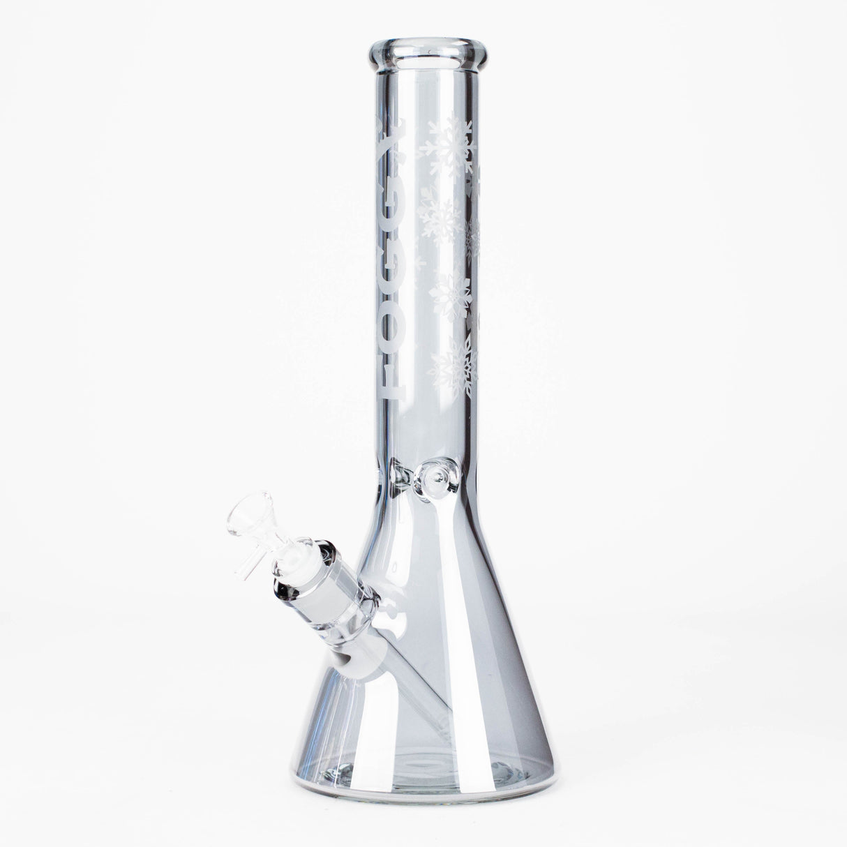 FOGGX 14" Thick Glass Beaker Bong with Logo