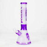 FOGGX | 14" Sandblasted Frosted Big Skull Beaker Water Pipe – 7mm Thick [FT1648ATS]