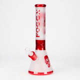 FOGGX | 14" Sandblasted Frosted Big Skull Beaker Water Pipe – 7mm Thick [FT1648ATS]
