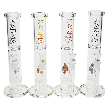 Maq Distributors Glass Bong Karma | 14" Honeycomb Glass Bong Karma | 14" Honeycomb Glass Bong