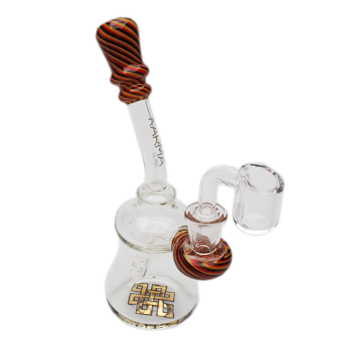 Karma 6.5" Dark Reversal Bent Neck Dab Rig
