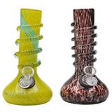 Genuine Pipe Co 8" Oval Bubble Base Softglass Bong