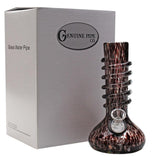 Genuine Pipe Co 8" Oval Bubble Base Softglass Bong