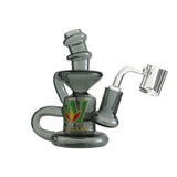 Wellcann | 5" Glass Dab Rig with Circ Perc – Includes Quartz Banger