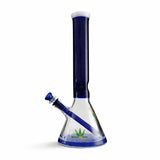 WELLCANN | 15" Thickened Base Geometric Beaker Glass Bong