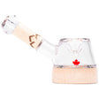 Canada Puffin Glass Pipe Canada Puffin Stone Spoon Pipe - Maple & Borosilicate Glass Canada Puffin Stone Spoon Pipe - Maple Glass Design