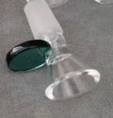 Glass bowl with  color round handle for 14 mm Pack of 3