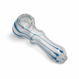 2.5" Double Glass Spoon Pipe 2-Pack - Assorted Mixed Colours
