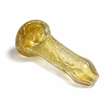 2.5" Double Glass Spoon Pipe 2-Pack - Assorted Mixed Colours