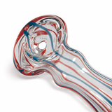 2.5" Double Glass Spoon Pipe 2-Pack - Assorted Mixed Colours