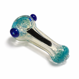 2.5" Double Glass Spoon Pipe 2-Pack - Assorted Mixed Colours