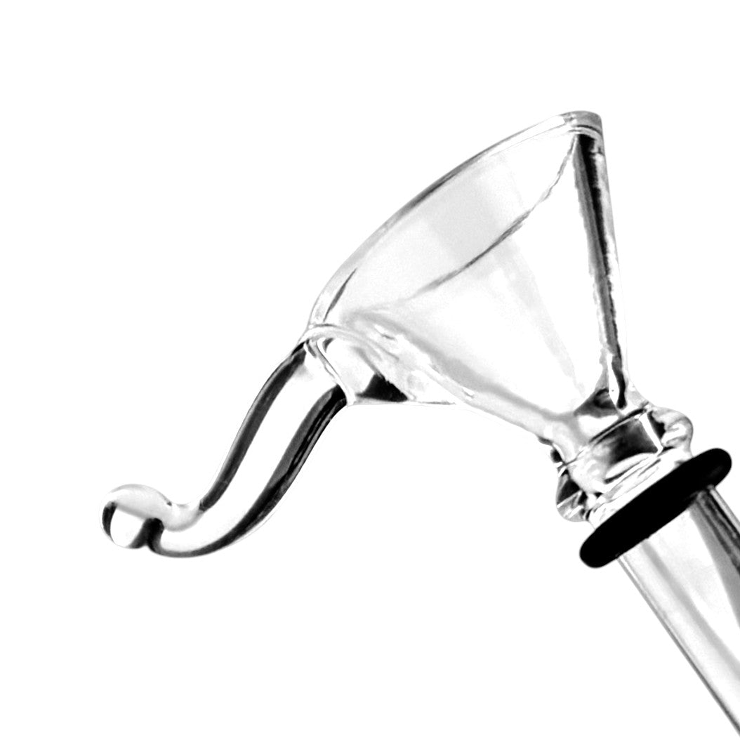 2" Glass Stem Part with Handle - 2 Pack
