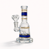 Mini Crown 6" Circ Perc Glass Bong – Compact Percolator Bong